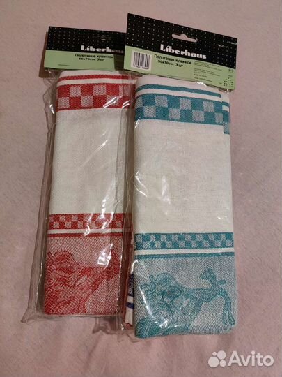 Кухонные полотенца новые 12шт