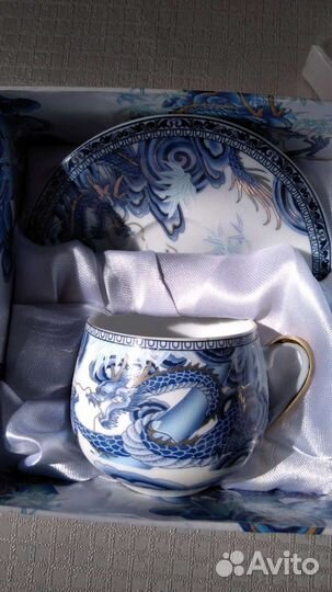 Новая кофейная пара в подарочной упаковке