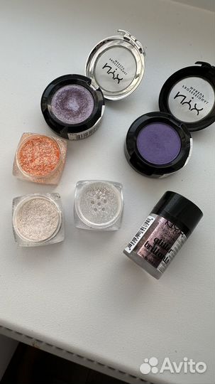 Пигменты, спарклы для макияжа