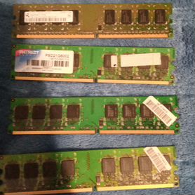 Оперативная память ddr 2 4 плашки по 1 гб