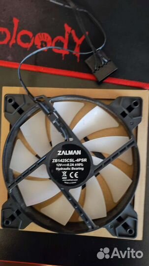 Корпусные вентиляторы Zalman 120(2шт) 140(2шт) rgb