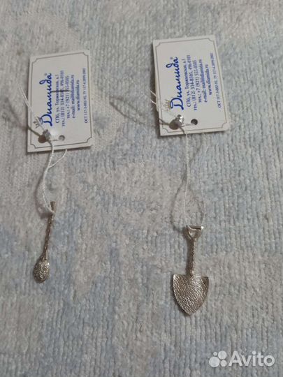 Серебряные кулоны и подвески