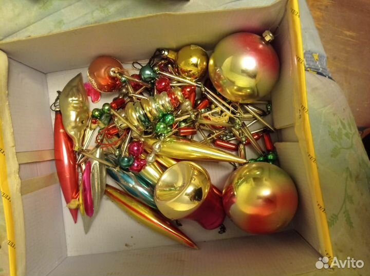 Елочные игрушки СССР