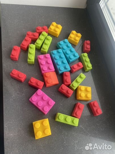 Конструктор лего для малышей мягкий 0+ безопасный