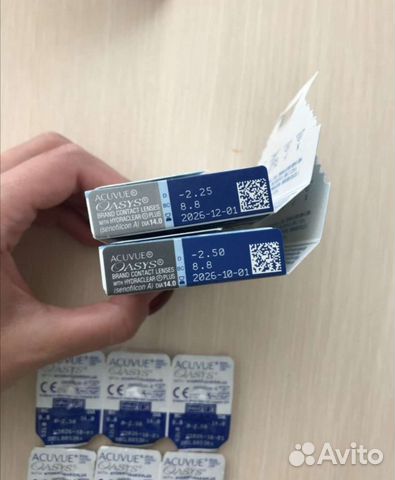 Линзы контактные