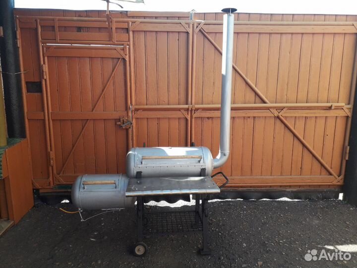 Мангал + коптильня