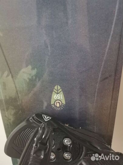 Сноуборд 159см с креплением