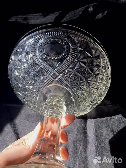 Ваза для фруктов до 1917г Мальцов царизм