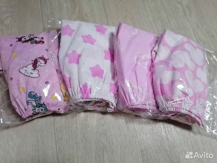 Простыни на резинке 60*120 (в ассортименте)