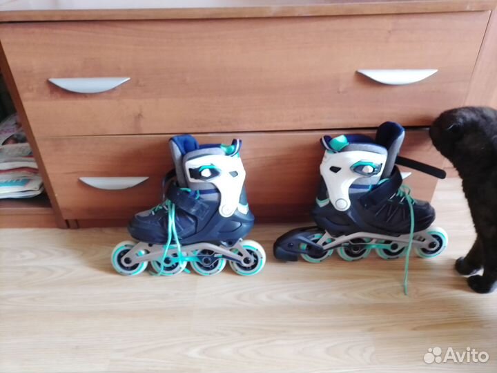 Продам ролики 38 размер один раз использовались