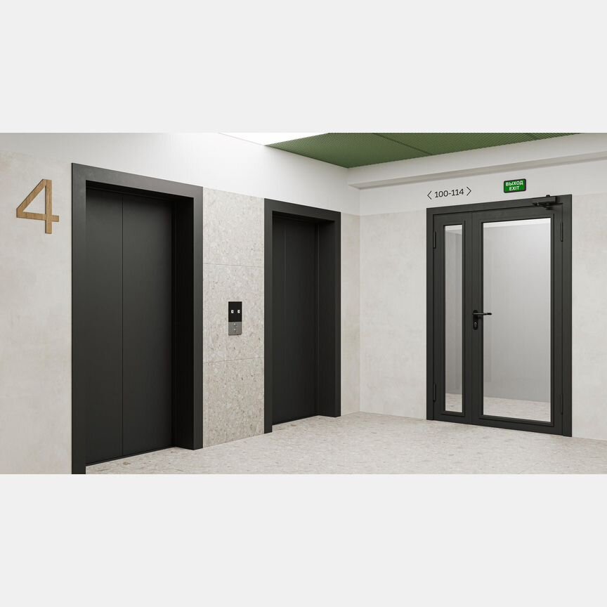 2-к. апартаменты, 55,6 м², 4/23 эт.