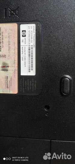 Ноутбук HP compaq CQ60