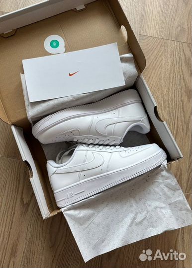 Кроссовки Nike AIR force 1 белые