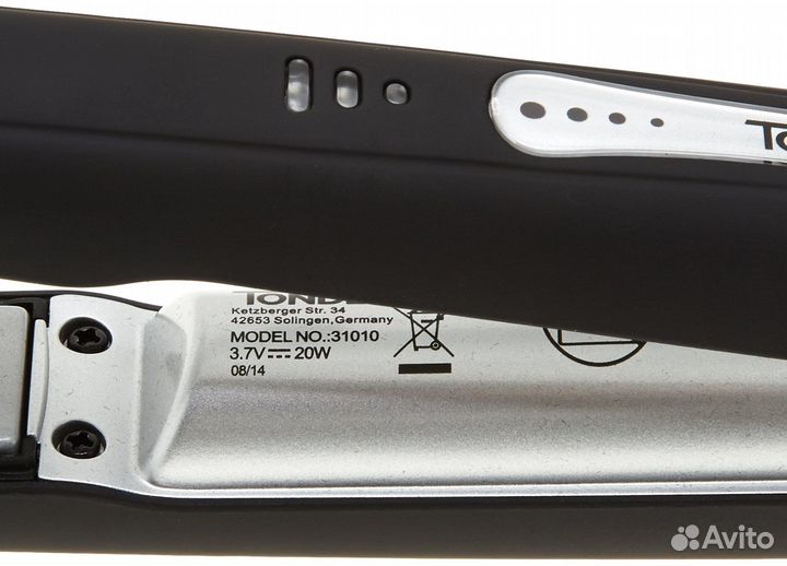 Беспроводной выпрямитель (щипцы, утюжок) tondeo