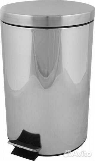 Контейнер для мусора Urban 12 л цвет хром