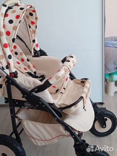Прогулочная коляска зимняя и летняя бу