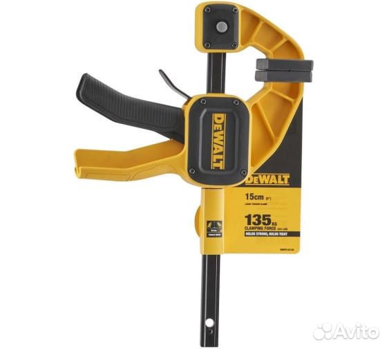 Быстрозажимная струбцина dewalt L 150 мм dwht0-831