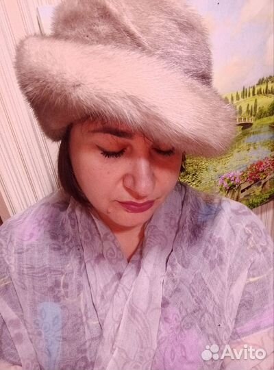 Шляпа шапка норковая зимняя