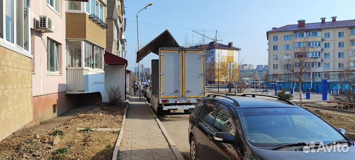 Услуги владивосток Фургон-бабочка 1- 5 тонн 36куб