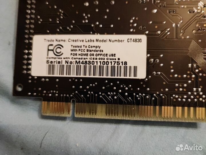 Звуковая карта creative sound blaster