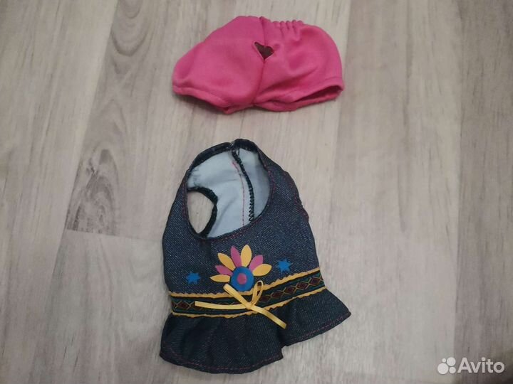 Платье и шорты для игрушечной собаки