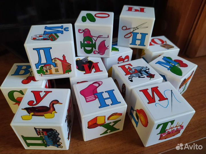 Занимательная логика для малышей и кубики