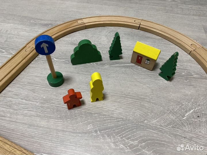 Железная дорога деревянная