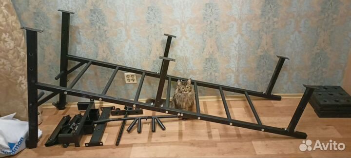 Шведская стенка с турником и брусьями бу