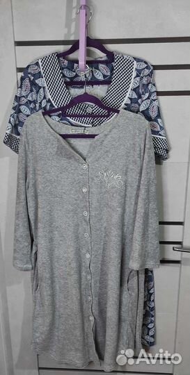 Новый халат махровый хлопок велюр банный