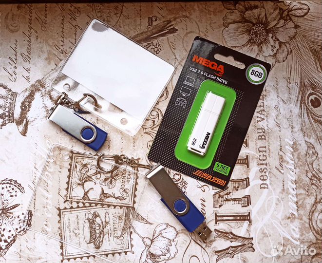 Usb флешка 4 гб с чехлом для заметок