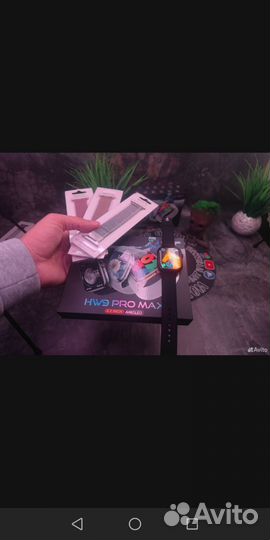 Смарт часы 9pro MAX 48mm + 3 ремешка