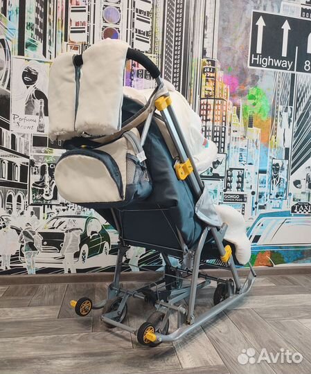 Коляска санки