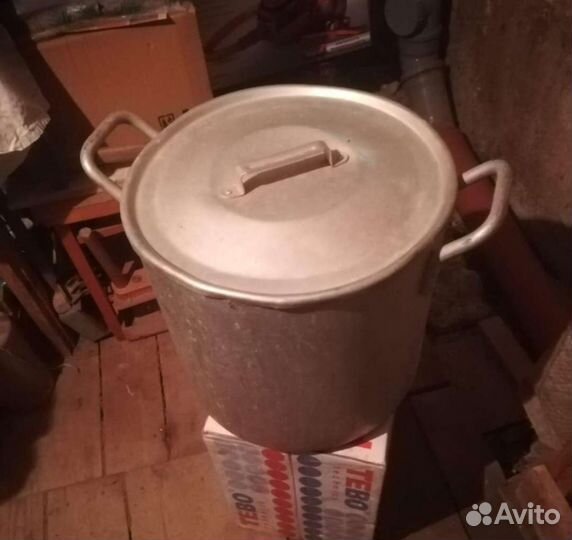 Кастрюля и бидон алюминиевые