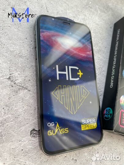 Защитное стекло на iPhone XR в корпусе 13 / 14 pro