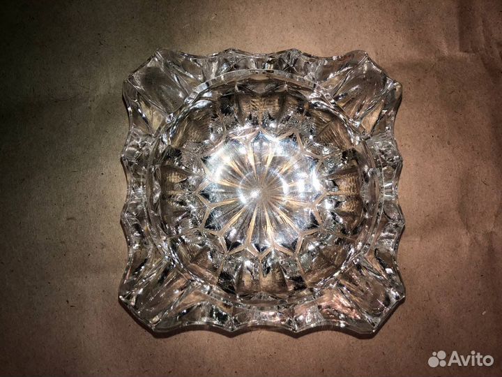 Пепельница дорогая хрустальная