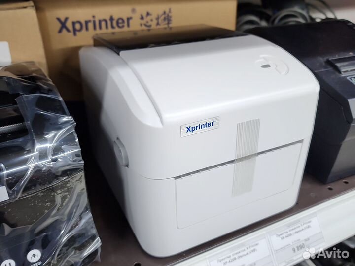 Принтер этикеток Xprinter 420B термопринтер 108мм