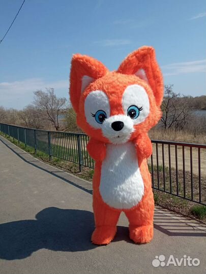 Поздравление от ростовой куклы Лисенка