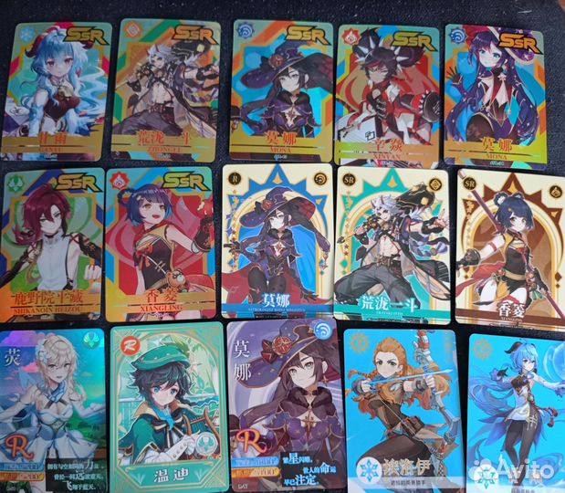 Карточки геншин