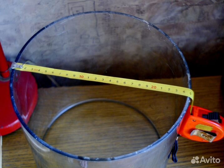 Аквариум цилиндр, литой