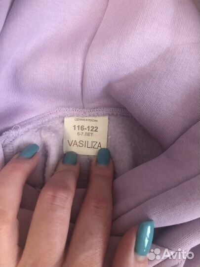 Костюм спортивный детский с начесом для девочки