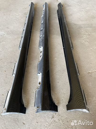 Пороги Toyota camry V70 оригинал черные