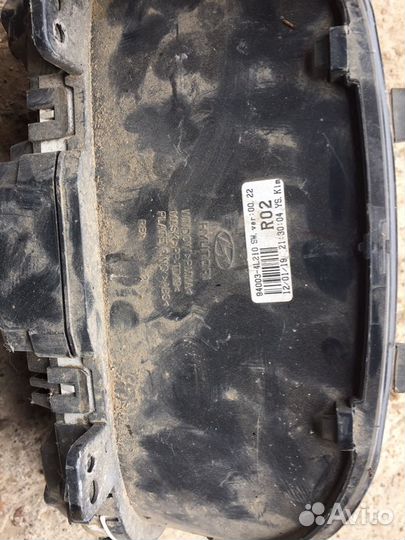 Панель приборов хендай солярис