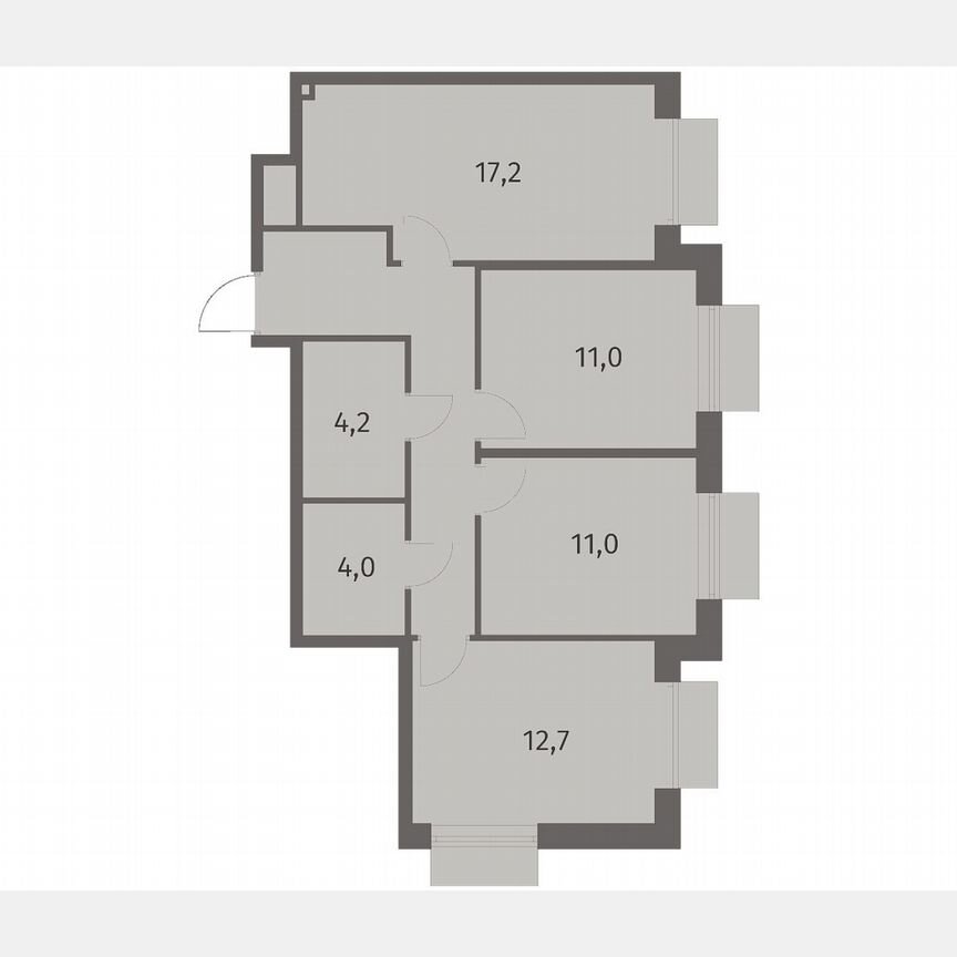 3-к. квартира, 71,1 м², 5/8 эт.