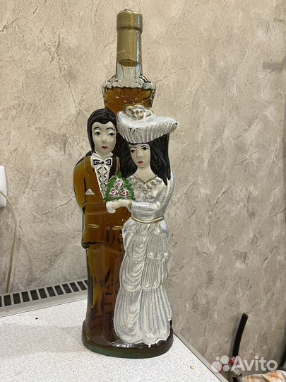 Бутылка оригинал на свадебный стол жених и невста
