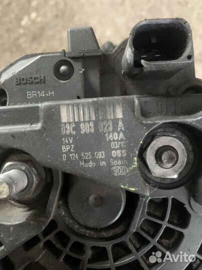 Генератор vw гольф golf polo