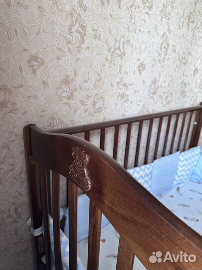 Детская кроватка Гандылян+матрас,модель Ванечка