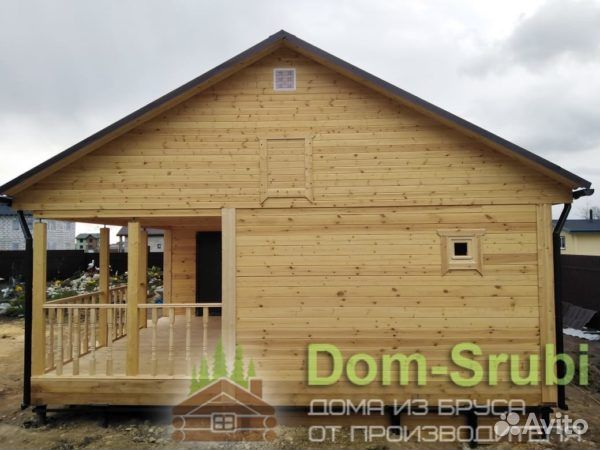 Гороховец. Хорошая надёжная Баня из бруса Б-17 9х6