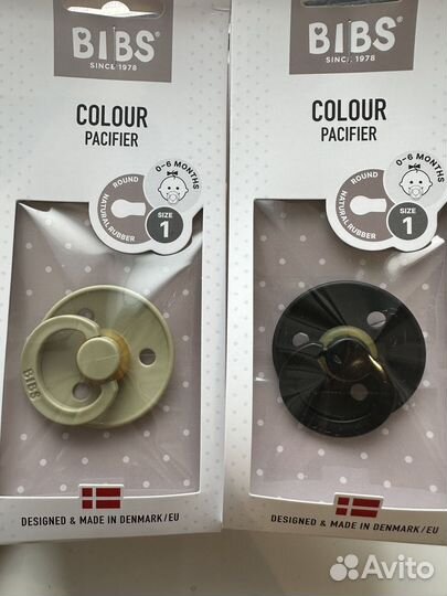 Соска bibs размер 1,2,3 пустышка