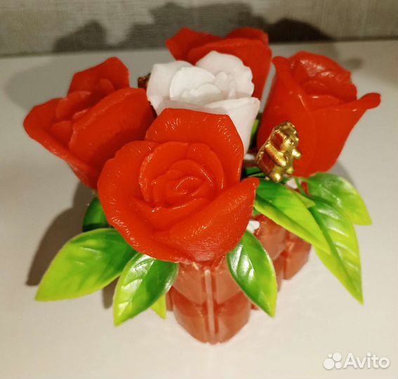 Букет из мыла ручная работа