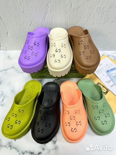 Сабо gucci на платформе люкс